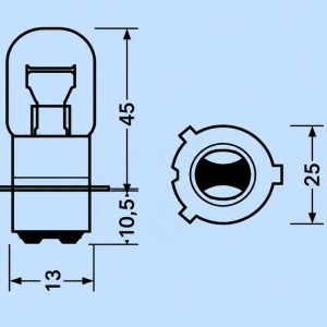 12V 35/35w 3PIN FLA (BOX OF 10)